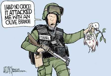 Israeli and the olive branch
