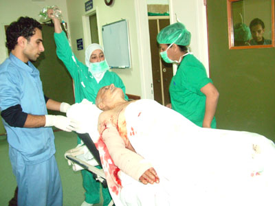 Eighty year old latest victim of cluster bomb explosion 
