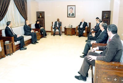 Al-Maollem to Al-Dabi: Syria Commited to Cooperation with Observers’ Mission

