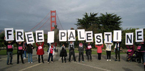 Photo-story from the EI: commemoration of Gaza assault all over the globe