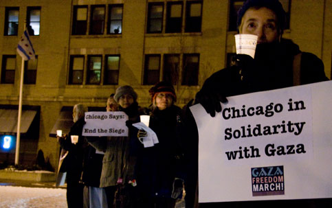 Photo-story from the EI: commemoration of Gaza assault all over the globe