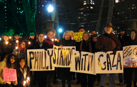 Photo-story from the EI: commemoration of Gaza assault all over the globe