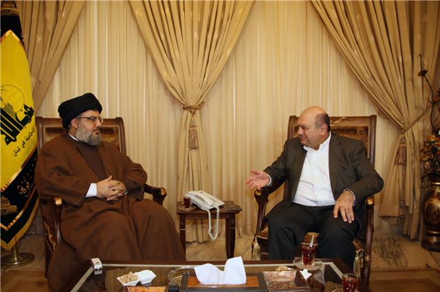 Hizbullah Secretary General Sayyed Hassan Nasrallah Receives Former Minister Elie Skaaf Hizbullah Secretary General Sayyed Hassan Nasrallah Receives Former Minister Elie Skaaf