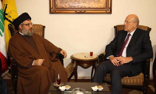 H. E. Sayyed Nasrallah Received Former PM Mikati