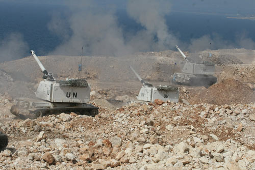 Lebanese Army and International Forces Joint Military Drills