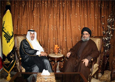 Qatari Sheikh Visits Hizbullah Secretary General H.E. Sayyed Nasrallah 
