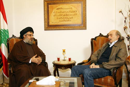 H.E. Sayyed Nasrallah Meets With PSP Leader Jumblatt