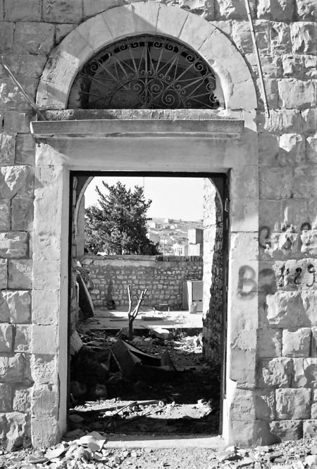 Photo taken after the July War by Amelia Opalinska- South Lebanon 10 Years of “Israeli” Variations on the Term “Withdrawal”