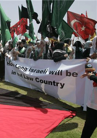 Exclusive on ESCWA Protest: Viva Freedom Viva Palestina Free Gaza We Shall