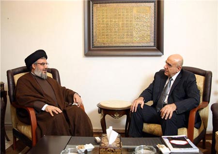 H.E. Sayyed Nasrallah Receives General Hamdan