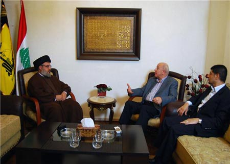 H. E. Sayyed Nasrallah Receives Former Minister Michel Samaha