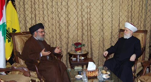 Hizbullah Secretary General Receives Grand Mufti of the Lebanese Republic Qabbani