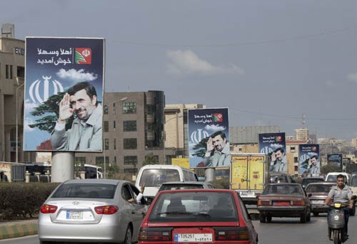 ahmadinejad_Airport Road