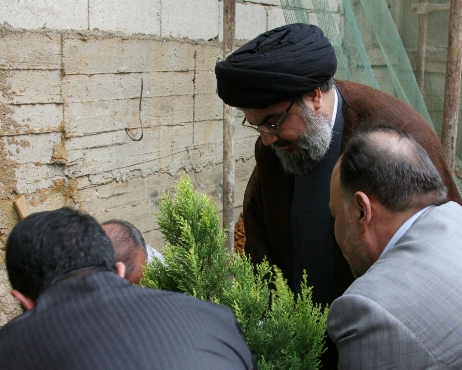Hizbullah SG Plants the “One Million” Tree Near His Home in Haret Hreik