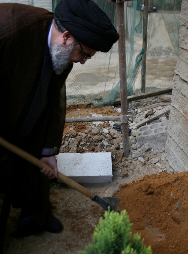 Hizbullah SG Plants the “One Million” Tree Near His Home in Haret Hreik