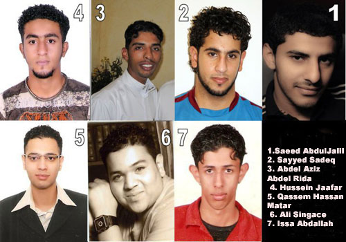 Bahraini Military Sentences 7 Bahraini Protestors to Death