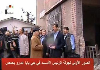Syrian President Tours Violence-Worn Area, Accepts Annan’s Six-Point Plan