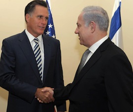 Romney Condoles His Friend Bibi