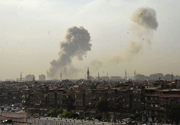 Blasts Rock Damascus, Demands to Stop Blood Shed  