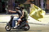 Lebanese celebrate the Resistance's Operation Recalling Images of July 12, 2006