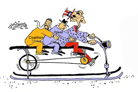 US coalition and West