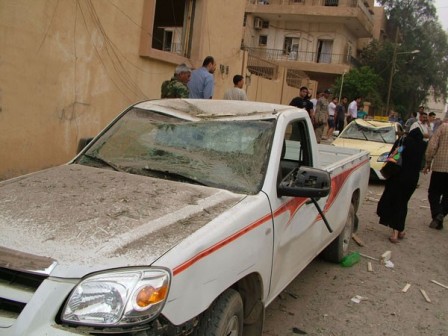 In Photos: Car Bomb Hits Syrian Deir el-Zour