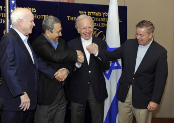 Joseph Lieberman following MEA Visit: Toppling Syria By Any Means Possible 
