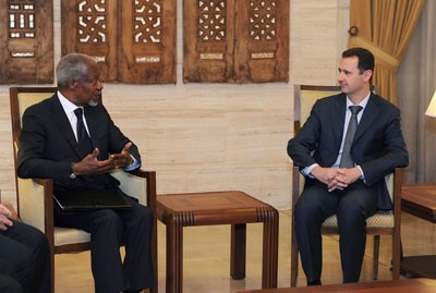 Al-Assad to Annan: No New Concessions, Ready for Military Options, We’ll Shake World