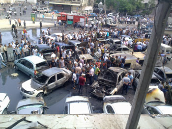 Three Injuries in Terrorist Blast in Justice Palace Parking in Damascus