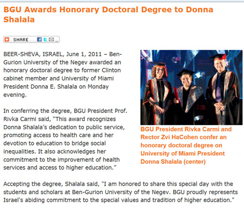 She Meets  Slayer of Qana in “Tel Aviv” Then Receives Honorary Degree in Beirut?!