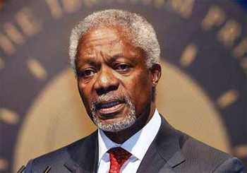 Annan Arrives in Moscow, to Meet Putin, Lavrov on Syrian Crisis