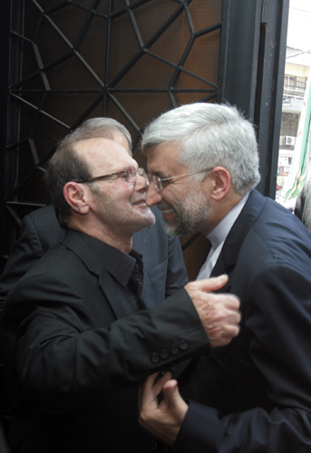 Jalili Visits Martyr Moghnieh Rest Place: Islamic Resistance Model for Entire World