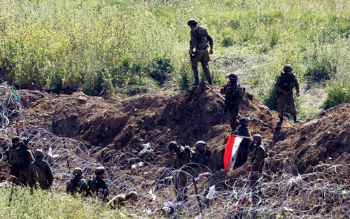 Syrian Mortars Hit Occupied Golan