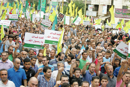 Photo-Report: Rally in Support of Prophet Mohammad- Dahiyeh