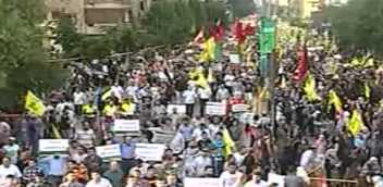 Massive Protest in Defense of Prophet Mohammad: Tyr