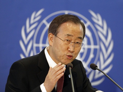 Ban Warns of Syria-Turkey Escalation, Flow of Arms