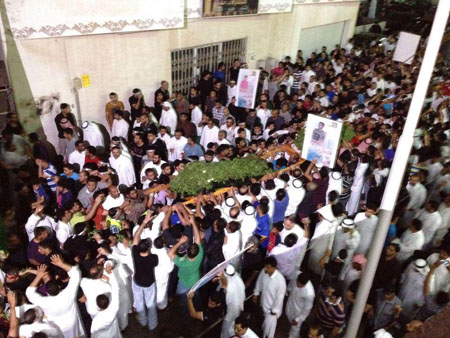 Thousands Attend Al-Qatif Funerals