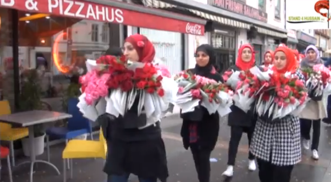Youth Organization Protests against Anti-Islam Film: Roses Not Violence!