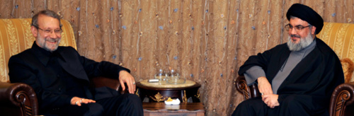 Sayyed Nasrallah Receives Larijani, Discuss Latest Developments