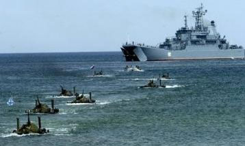 Russian Drills near Syria’s Coast, Destroyer Docked in Iran