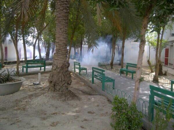 Bahraini Forces Raid High School, Fire Tear Gas