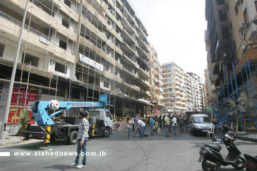 Photo Report: Reconstruction Ongoing in Roweis- Dahiyeh Explosion Site