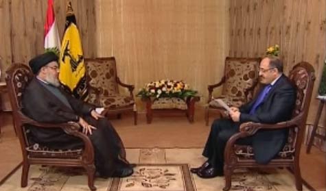 Sayyed Hassan Nasrallah in interview with Ghassan Bin Jiddo on al-Mayadeen tv Sayyed Nasrallah Reveals July Victory Secrets in Al-Mayadeen Interview