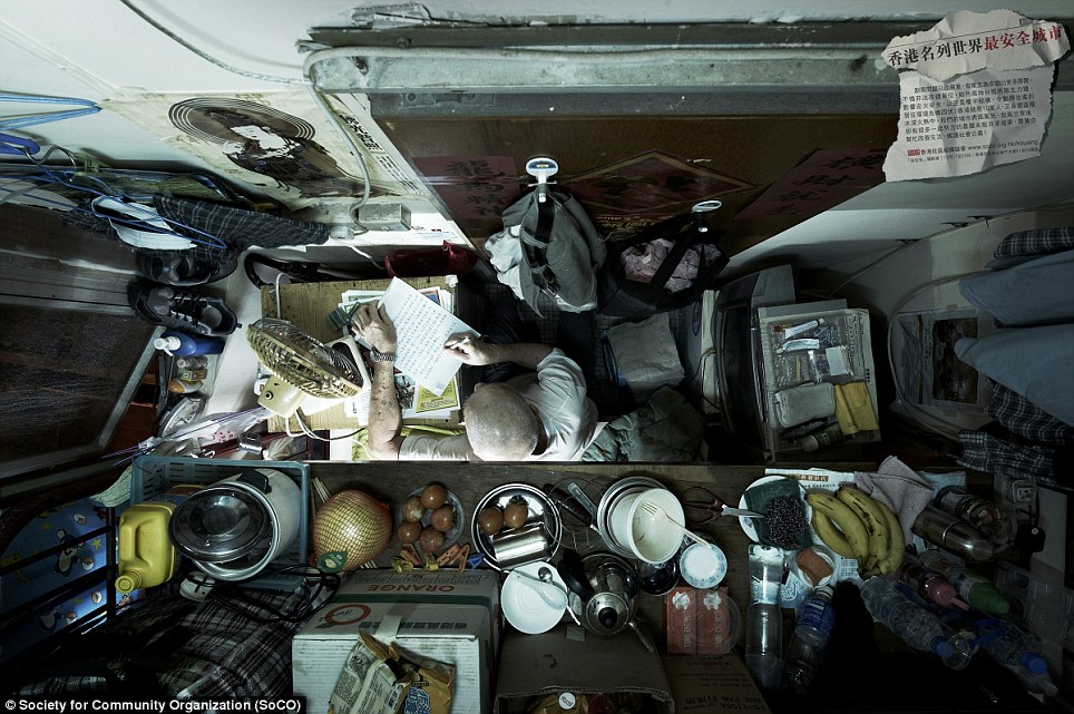 Slum Families Squeeze Their Lives into Tiny Apartments: Hong Kong