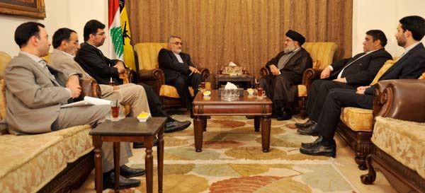 Sayyed Nasrallah, Boroujerdi Meet, Discuss Latest Developments