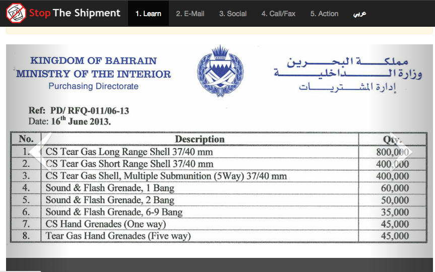 bahrain tender