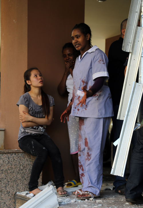 Beirut Blast near the Iranian embassy