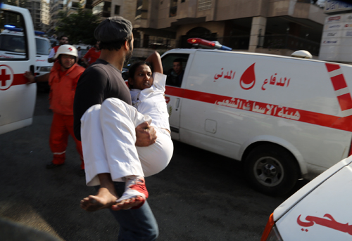 Beirut Blast near the Iranian embassy