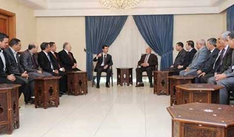 assad-algerian delegation