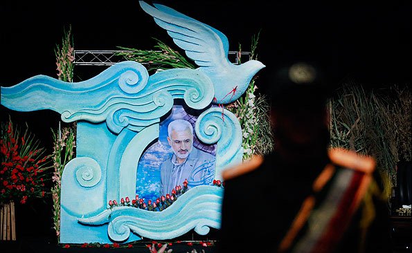 In presence of Commander Soleimani--First Anniversary of Martyrdom of Shateri commemorated in Tehran

